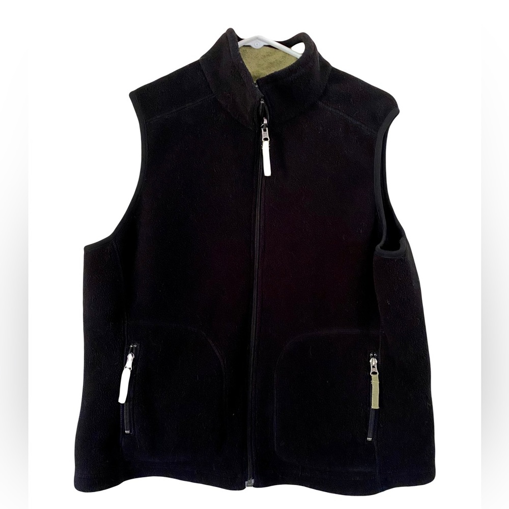 Eddie Bauer Black Vest, Size XL